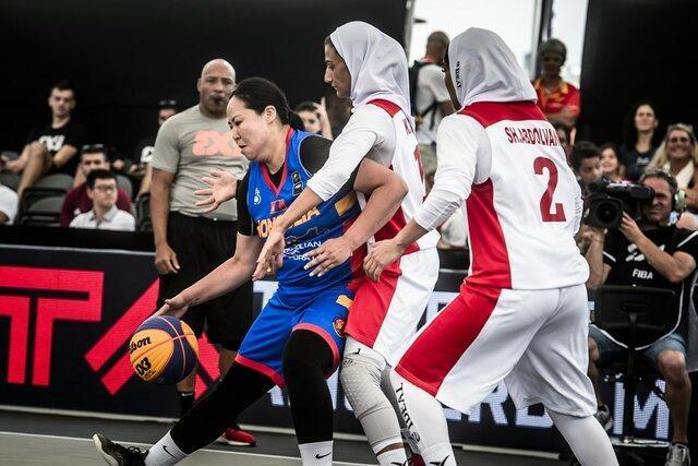 دو شکست برای دختران بسکتبال سه نفره ایران در جام جهانی