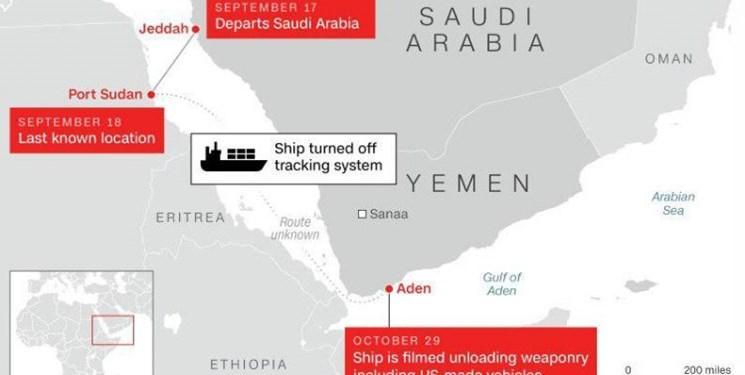 انتقال محرمانه سلاح های سنگین آمریکایی در جنوب یمن
