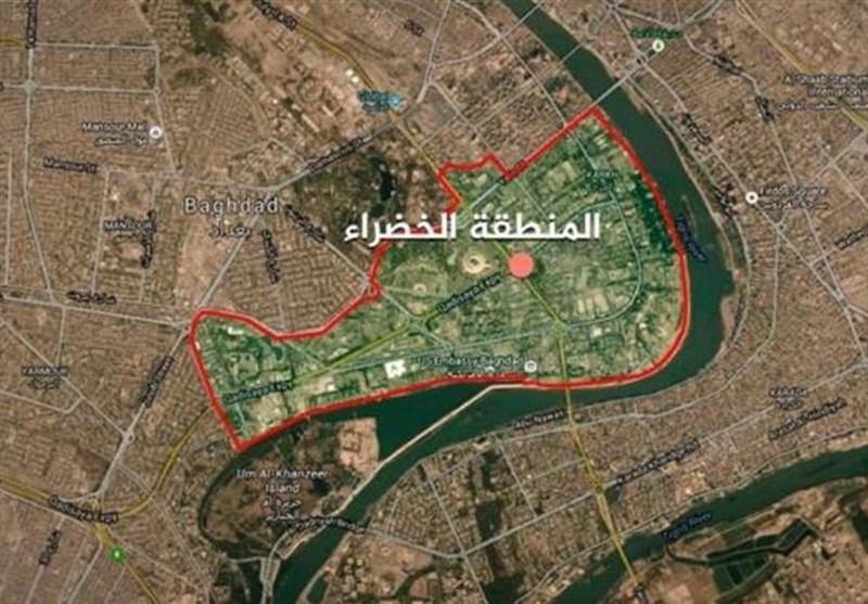 الجزیره : حمله موشکی به منطقه الخضراء بغداد، رویترز: یک موشک به نزدیکی سفارت آمریکا اصابت کرد