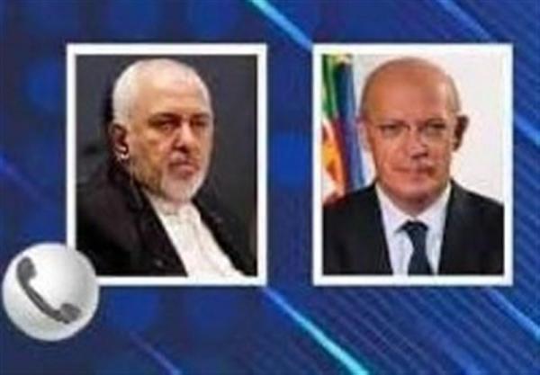 گفتگوی تلفنی ظریف و وزیر خارجه پرتغال
