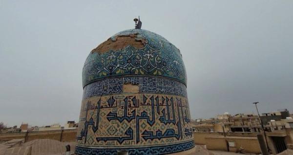 کاشی های امامزاده اسماعیل به سرقت نرفته است